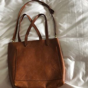 Medium Leather Transport Tote